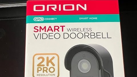 Orion Smart 2K Pro video doorbell