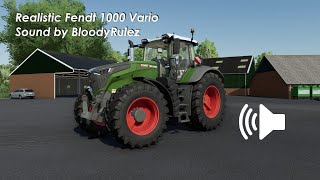 FS22 - Realistic Fendt 1000 Vario Sound by BloodyRulez | Farming Simulator 22