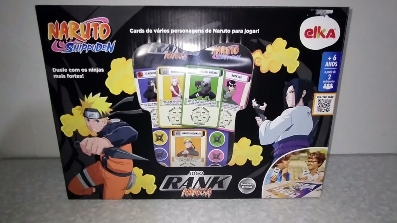 Jogo de Cartas - Ta Na Cara - Naruto Shippuden - 2 Jogadores - Elka