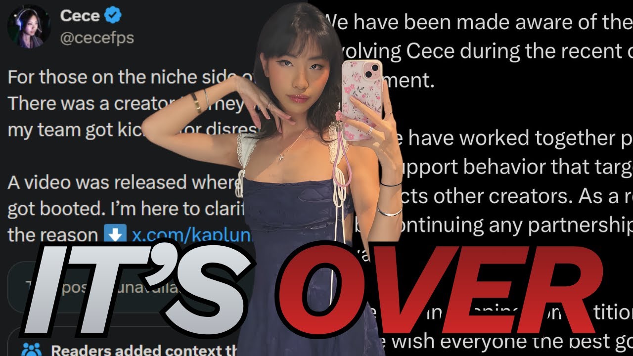 Marvel Rivals Tourney Controversy Goes NUCLEAR! Team Leader Cece CANCELED By Her Sponsors!