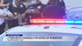 2 teenagers charged in series of robberies across DC
