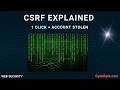CSRF Explained — How Hackers Use YOUR Browser Against You