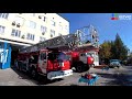 Пожарная техника в пожарной части (Специализированный отряд-1 города Шымкент)