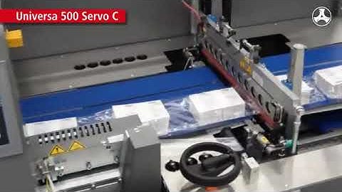 Kallfass Universa 500 Servo C High-Speed Side Sealer Shrink Wrapping Lottery Tickets
