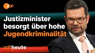 15 Jahre Haft für Gewalt gegen Polizei? Buschmann fordert harte Strafen | Markus Lanz vom 05.04.2023