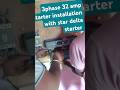 How to install bentex starter with delta connection #ytshirts#viral#malikarjunelectricals