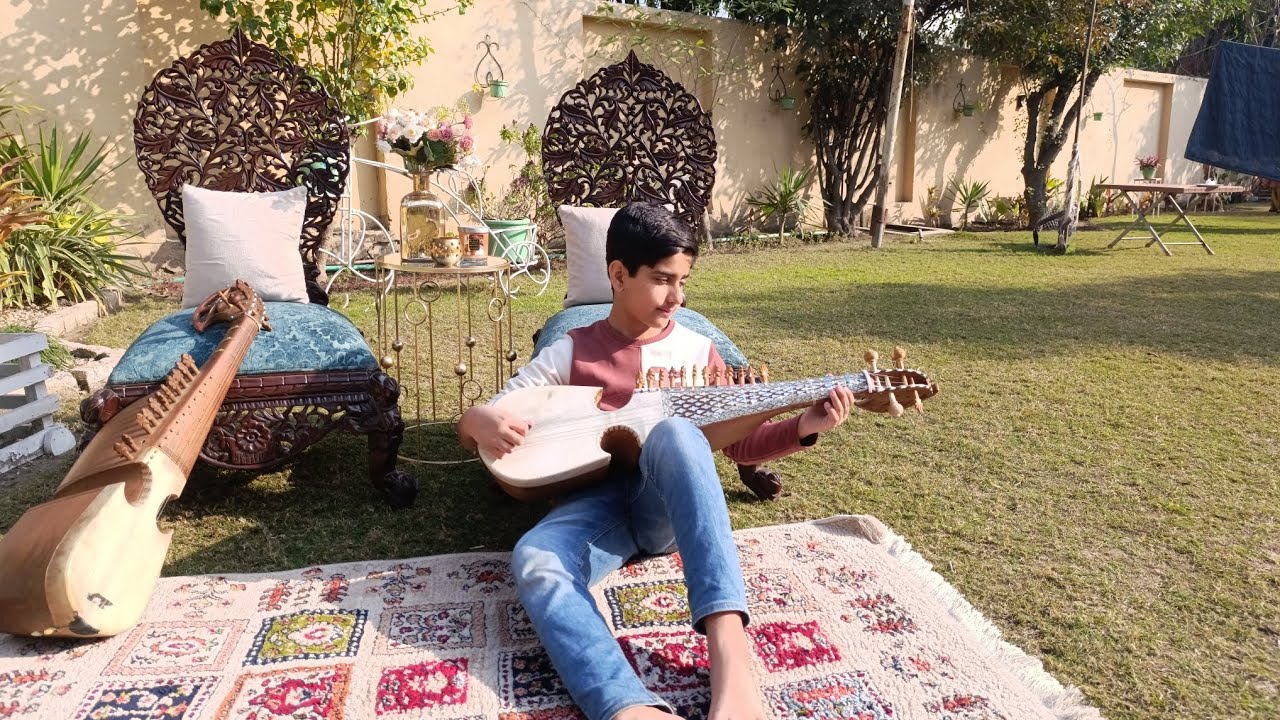 Saanson Ki Mala Solo practice - Rabab 11 year old. 