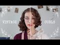 How I do My Vintage Curls | 1940's hair tutorial