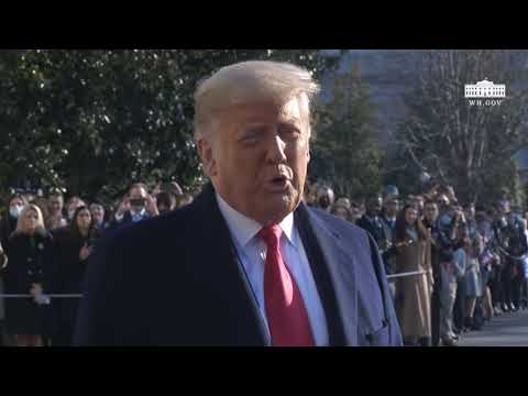 President Trump Delivers Remarks Upon Departure for Alamo, TX 1/12/21