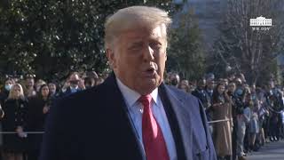 President Trump Delivers Remarks Upon Departure for Alamo, TX 1/12/21