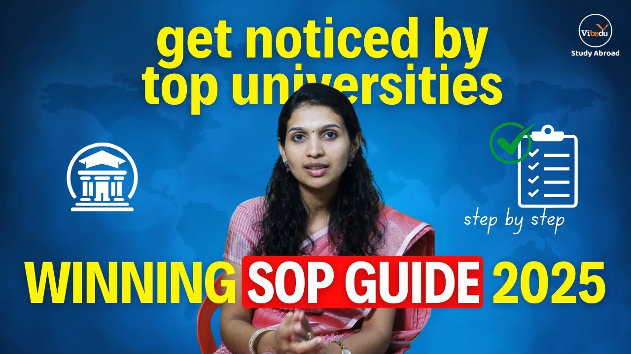 How to Write a Winning SOP for Study Abroad | SOP Tips & Format 2025 ...