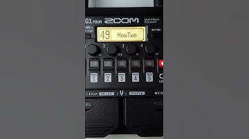 #041 ZOOM G1 FOUR - How To Activate The Looper