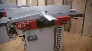 Abricht-Dickenhobelmaschine A3 von Hammer® | Felder Group - YouTube