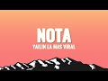 YAILIN LA MAS VIRAL - NOTA (Letra/Lyrics)