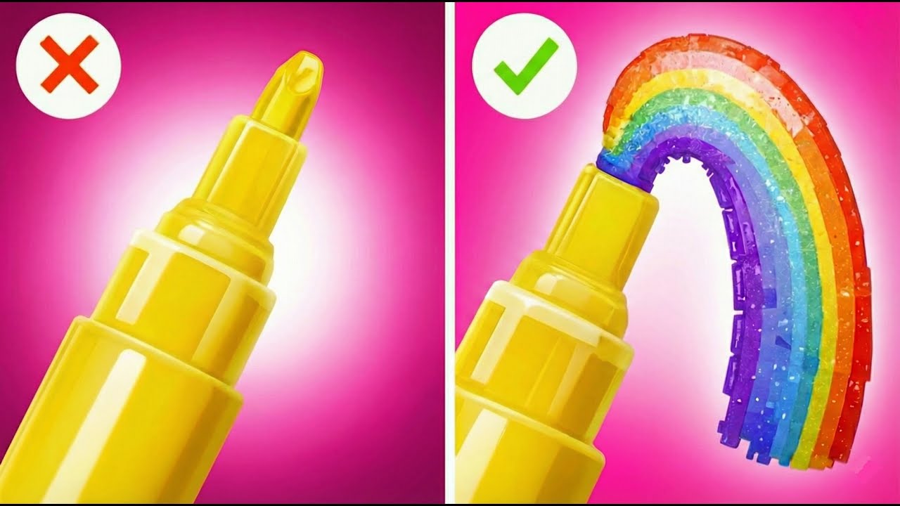 Genius Art Hacks You NEED to Try! Easy DIY Drawing & Craft Ideas