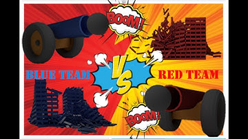 Blender : Blue and Red Team Battle : My Learning Animation