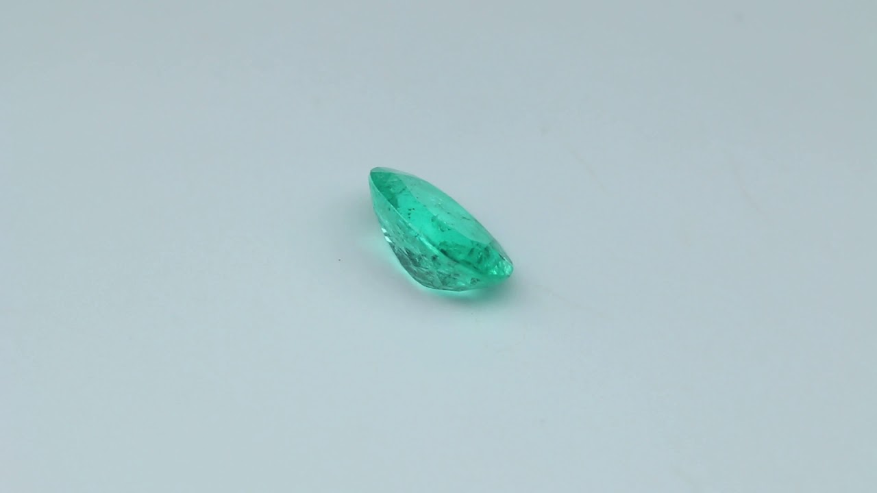 Tourmaline Paraíba 0,50 Ct - Naturelle, Ovale, Vert, Non Traitée, Qualité Exceptionnelle