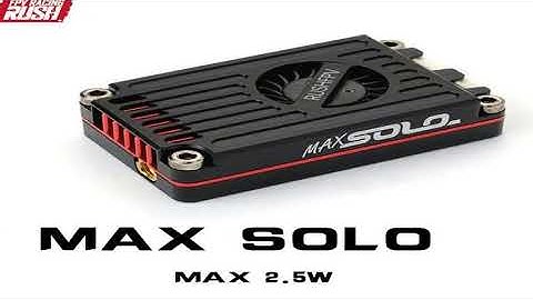 RUSH TANK MAX SOLO VTX 2.5W High Power VTX 48CH Video Transmitter with CNC shell for RC FP