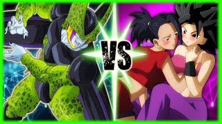 Perfect Cell Vs Kale and Caulifla (Ft.Bulma Bunny)