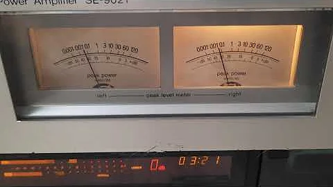 Technics SE-9021 Stereo Power Amplifier