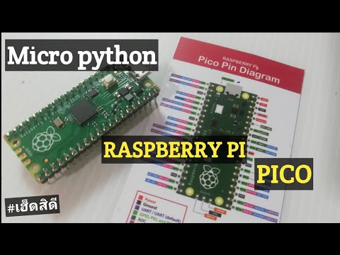 เริ่มต้น​ใช้งาน Raspberry Pi Pico + Micro python | Get Started Pi Pico + Micropython Arduino#27