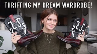 THRIFTING MY DREAM WARDROBE 2020 + try on!!!