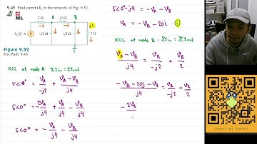 Problem 9.45 - Fundamental of Electric Circuits (Sadiku) 5th Ed - Impedance and Admittance
