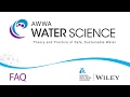 AWWA Water Science  - a New publication from AWWA