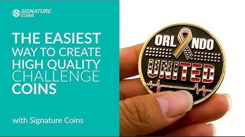 Creating A Challenge Coin in 3 Easy Steps with Signature Coins