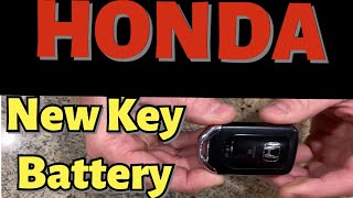 Replace battery in Honda Smart Key Fob | Low Battery Warning?