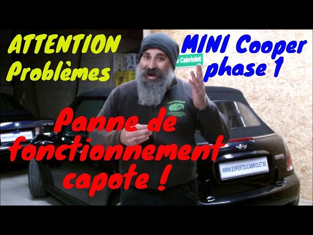 EP-132 // MINI Cooper phase 1 problème de fonctionnement capote ...