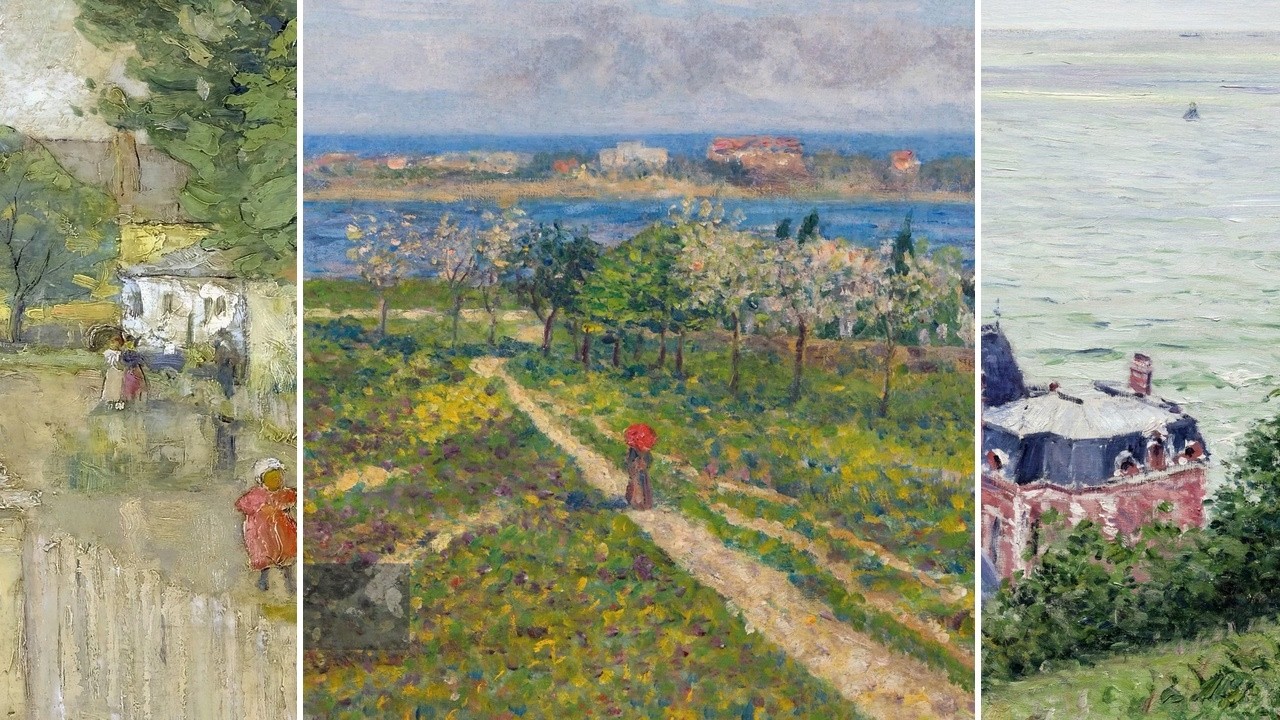 Impressionist Art TV — Silent Art Gallery · August 26 Afternoon | Almond Trees In Blo… & others