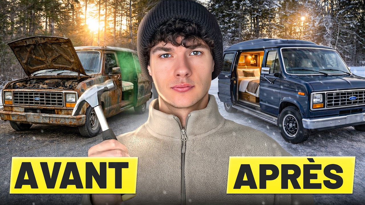 J'ai Transformé une Van 1987 pour Survivre à l'Hiver Québécois