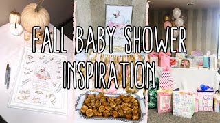 FALL BABY SHOWER INSPIRATION