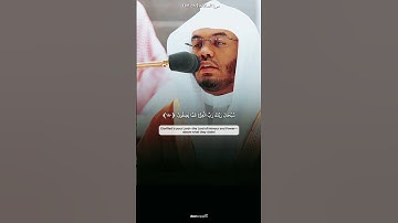 تلاوة جميلة و رائعة بصوت الشيخ #ياسر_الدوسري من سورة الصافات✨❤️