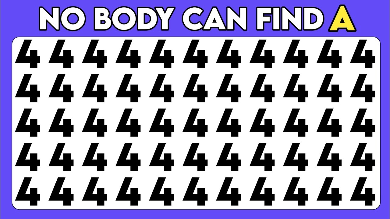 Find the odd one out  - Number and Letter Edition | Test your Observations Skills