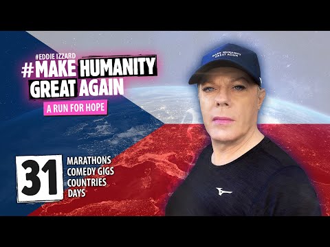 Eddie Izzard "A Run For Hope" - Marathon 15 - [Prague, Czech Republic - January 15, 2021]