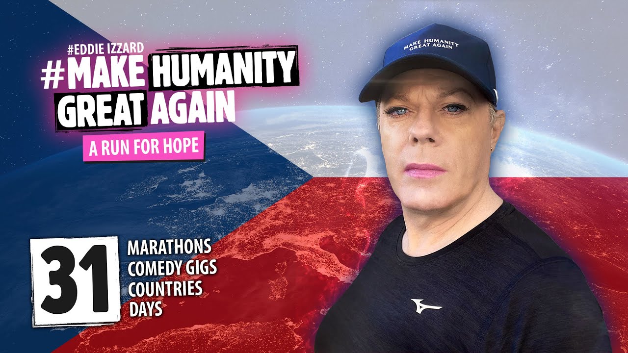 Eddie Izzard "A Run For Hope" - Marathon 15 - [Prague, Czech Republic - January 15, 2021]