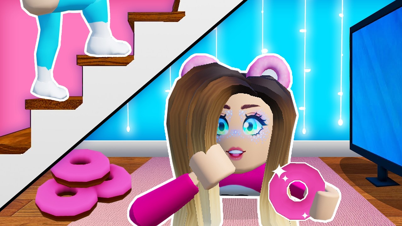 CONSTRUYO un CUARTO SECRETO en CASA de mi NOVIO en ROBLOX 🤫😱