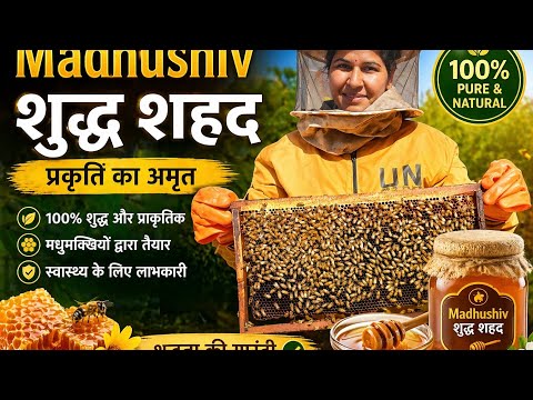 Madhushiv Shudh Sahad | शुद्ध देशी शहद |मेरे घर की छत पर उत्पादित शुद्ध शहद |