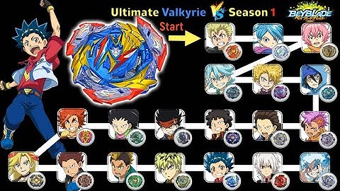 【Ultimate Valkyrie VS ALL Season 1】 Marathon Beyblade Burst DB 베이블레이드 버스트 DB 얼티메이트 발키리 VS ALL 시즌1마라톤
