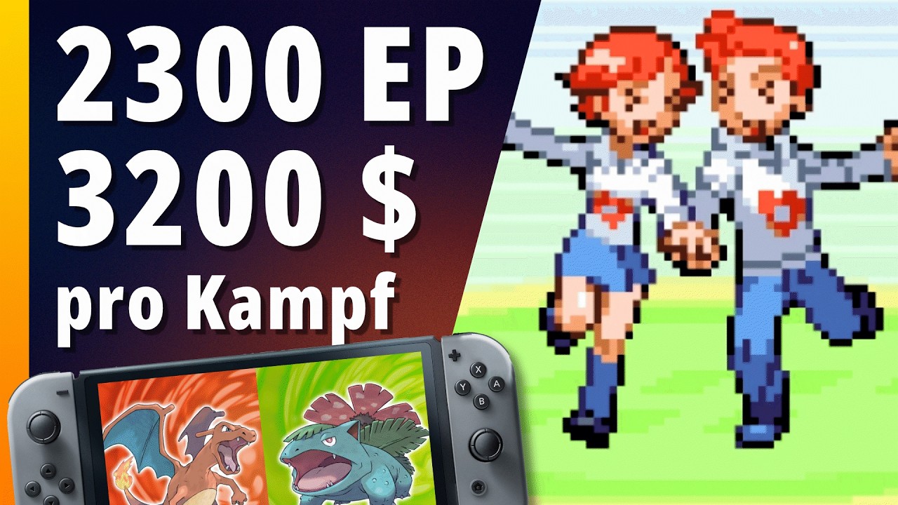 Erfahrung & Geld farmen im Early- und End-Game | Pokémon Feuerrot & Blattgrün