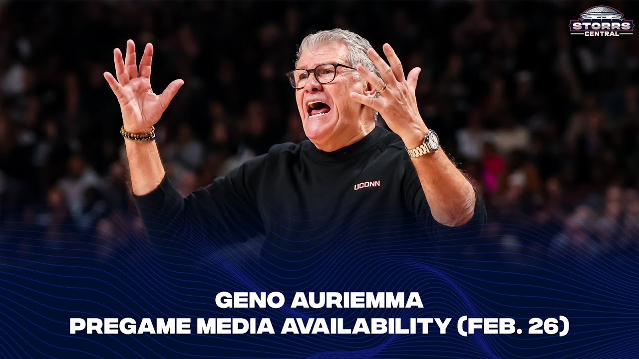 Geno Auriemma Pregame Media Availability - Creighton (2-26-25) - YouTube