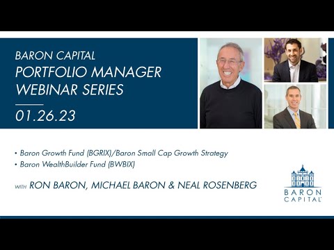 4Q22 Portfolio Manager Webinar Series with Ron Baron, Neal Rosenberg and Michael Baron Episode cover