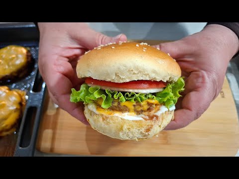 ARTIK DIŞARIDAN ALMIYORUM ‼️ TÜM DETAYLARI İLE EVDE EN KOLAY HAMBURGER YAPIMI