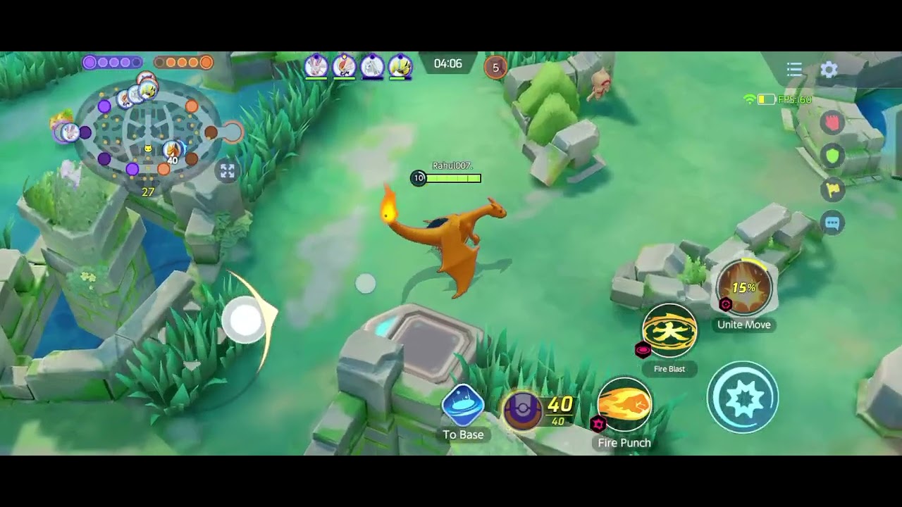 Charizard Gameplay | Pokémon Unite Victory   