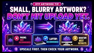 How to Upscale Images for DTF Printing | Free Upscayl Desktop Tutorial