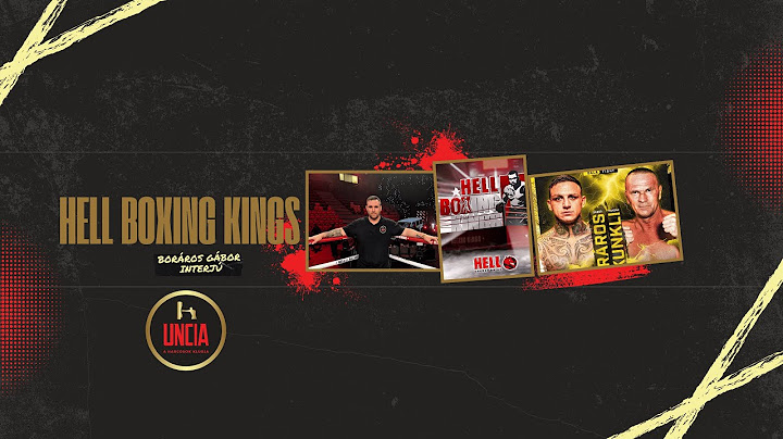 Hell Boxing Kings: Boráros Gabi a harmadik menetben technikai KO-val nyert Kunkli Tivadar ellen
