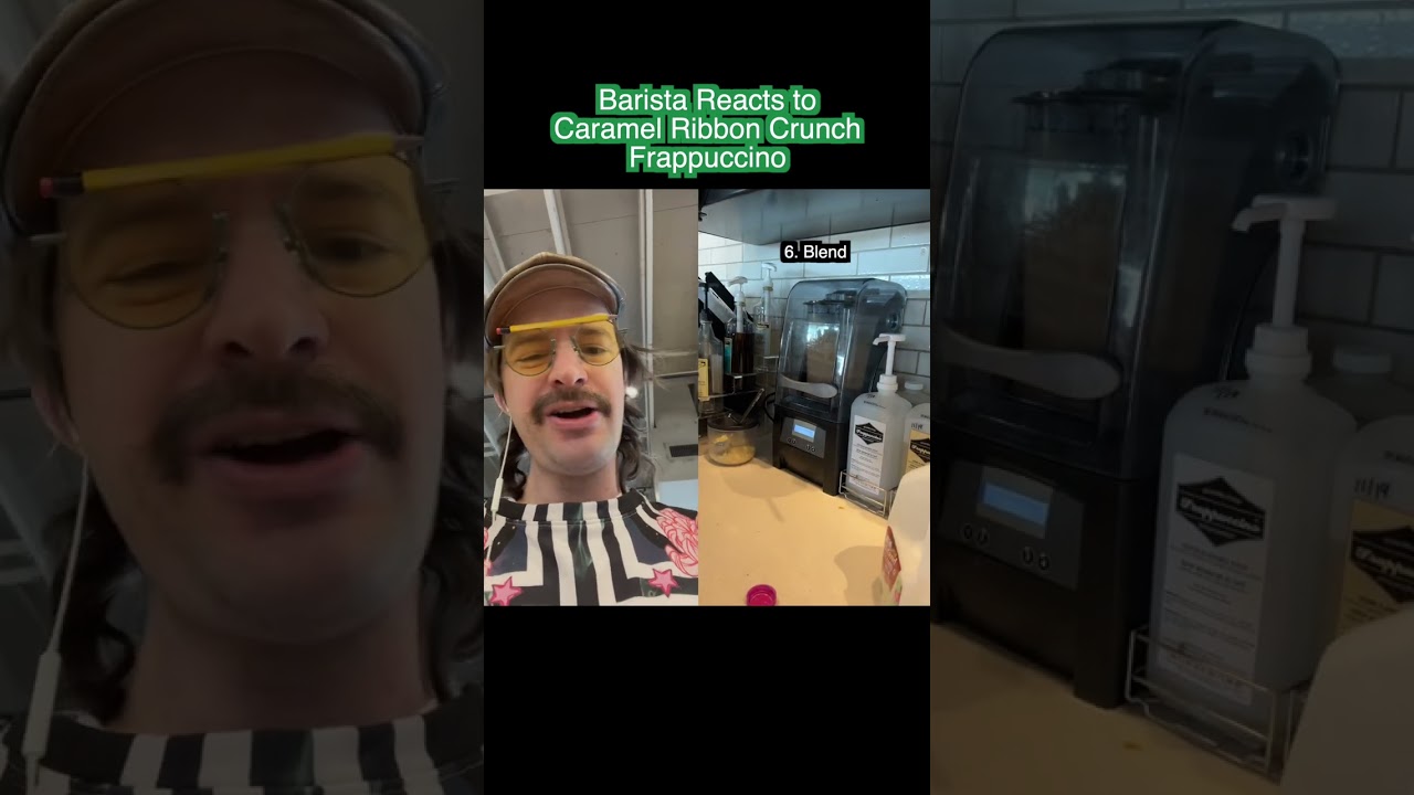 REAL Barista Reacts to Starbucks Caramel Ribbon Crunch Frappuccino