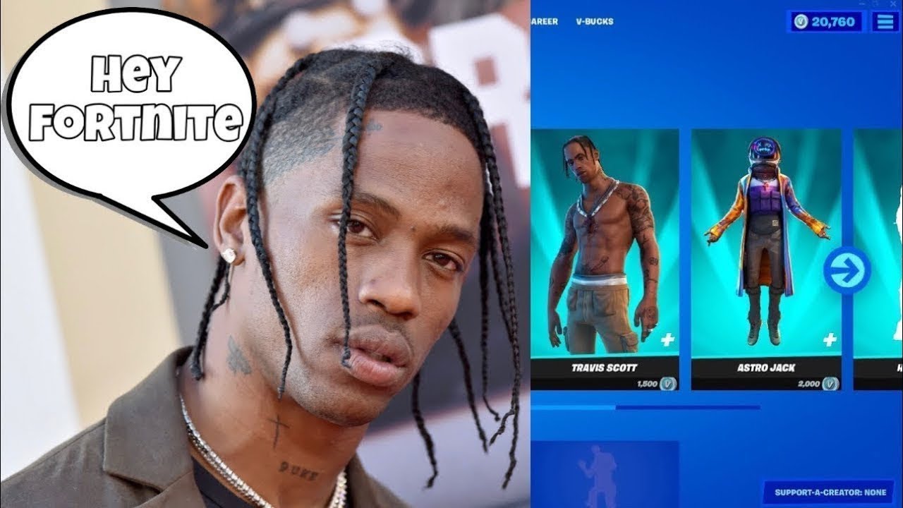 TRAVIS SCOTT VUELVE A FORTNITE HABLANDO DE SU SKIN! ¿Cuando sale la skin de travis Scott en Fortnite